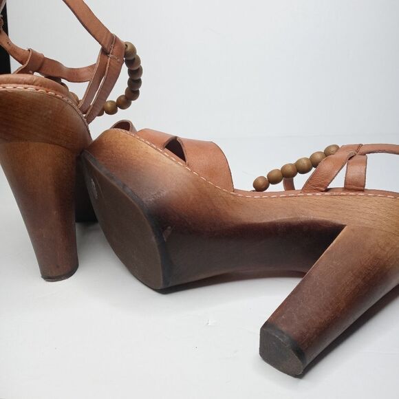 Ugg Naima platform sandals Cinnamon Bark Size 8.5 - Picture 9 of 10